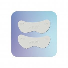 Airlift Reusable Silicone Under Eye Pads - Velvet White
