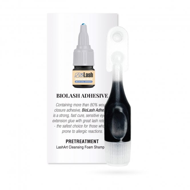 BioLash  Universal Black Eyelash Extension Glue Sample 0.5g – UK-Made Medical-Origin Bond | LashArt