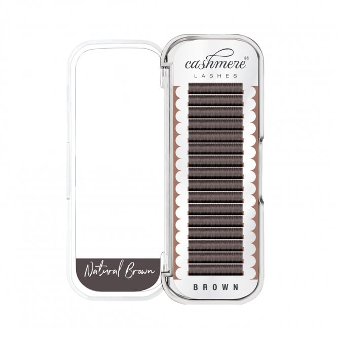 Cashmere Lashes Brown Flat Classic Lash Extensions - Natural