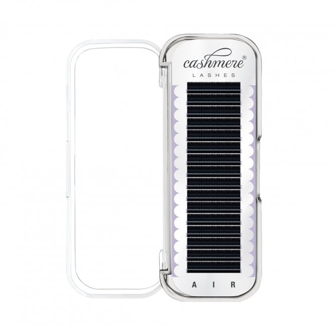 Cashmere Lashes Cashmere AIR Flat Lash Extensions – Airy Luminous Black Finish
