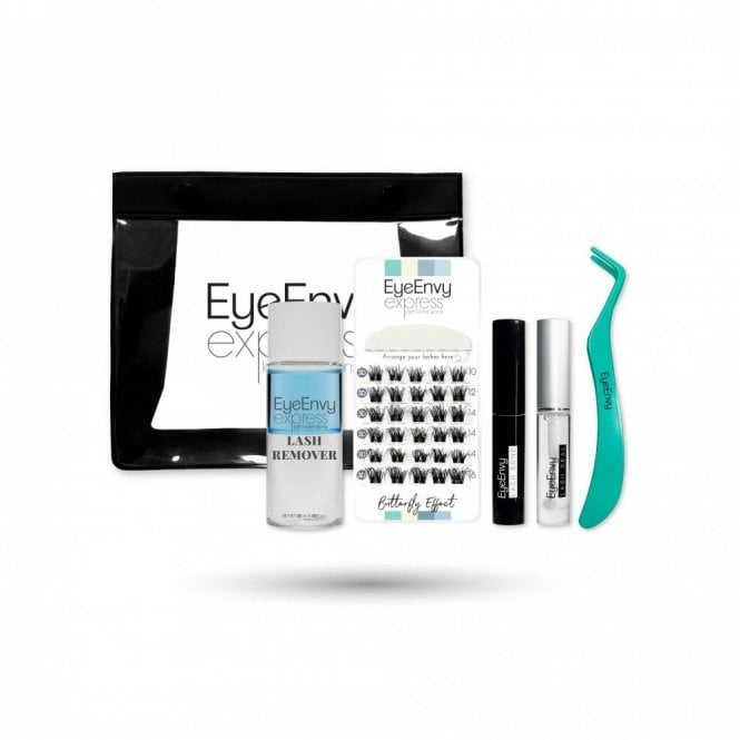EyeEnvy  3D Cluster Lash Starter Kit | DIY Lash Extension Set with Bond, Seal & Remover