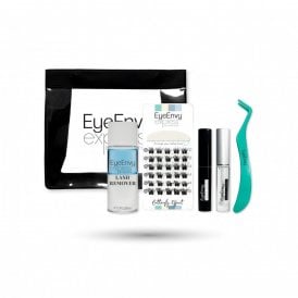 EyeEnvy 3D Cluster Lash Starter Kit | DIY Lash Extension Set with Bond, Seal & Remover