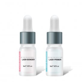 LashArt Prep & Cure Starter System with 5ml Lash Primer and 5ml Lash Bonder for professional lash retention preparation and bond stabilisation, UK-made