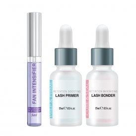 LashArt Prep & Cure Volume Fan Control System with Fan Intensifier, Lash Primer and Lash Bonder for professional volume lash control