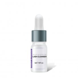 LashArt Lash Cleanser 5ml, UK-made professional solution designed to cleanse lash extensions and remove residue before further treatments.