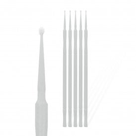 LashArt 1.0mm precision micro brush applicators for lash adhesive clean-up primer and bonder application