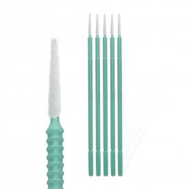 LashArt 1.5mm long tip micro brush applicators for lash lift lotion application and precision control