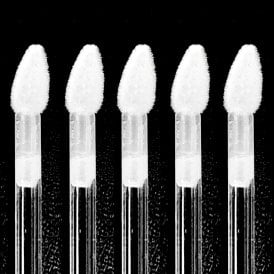 LashArt 25pcs Wide Face Applicators Eyelash Extension Brush Wand Spoolie