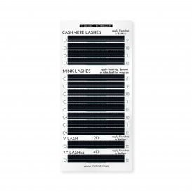 LashArt 3-in-1 Training/Practice Lashes