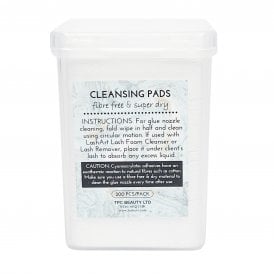 LashArt fibre-free adhesive dry wipes for lash glue nozzle cleaning and professional adhesive care