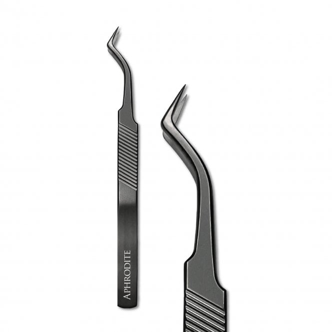 LashArt  APHRODITE Titanium Lash Tweezers – Streamlined Precision
