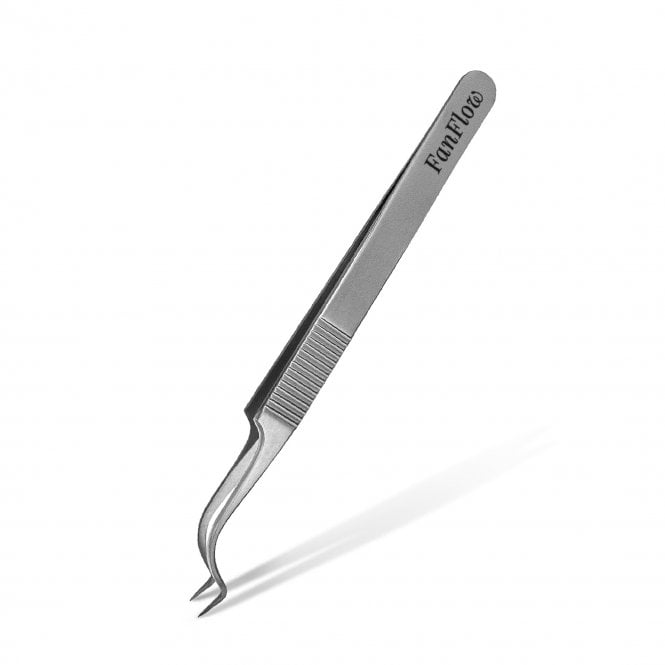 LashArt  ARTISAN FANFLOW S-Curve Lash Tweezers – Precision Placement Control