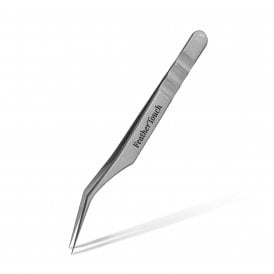 LashArt Isolation Series Feather Touch Isolation Tweezers with extended 28mm prongs for precision lash separation