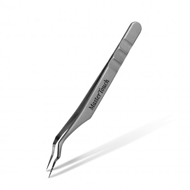 LashArt  MASTER TOUCH Isolation Lash Tweezers – 25mm Guided Control