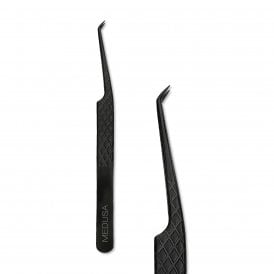 LashArt MEDUSA 45 Degree Angle Fibre Tip Lash Tweezers