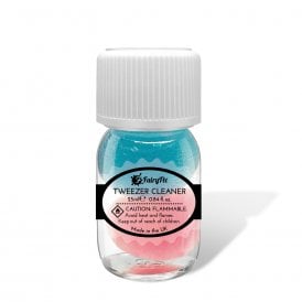 FairyFix Professional Tweezer Cleaner 25ml shown as a tool cleaning solution designed to remove adhesive residue and support hygienic lash extension tweezers.