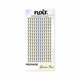 Noir Volume Lashes 0.05 12D Promade Narrow Lash Fans Long Stem