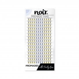 Noir Volume Lashes 0.05 12D Promade Wide Lash Fans Short Stem