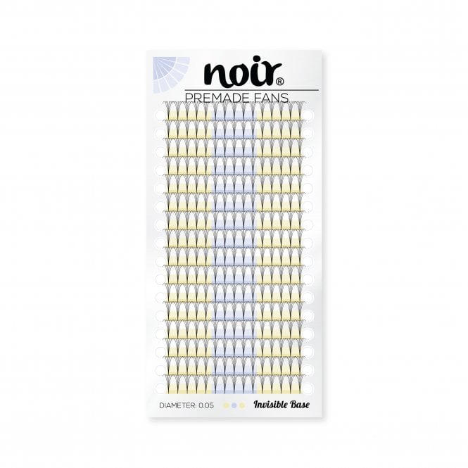Noir Volume Lashes 0.05 6D Narrow Premade Lash Fans Inner/Outer Mixed Tray