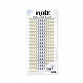 Noir Volume Lashes 0.05 9D Premade Wide Lash Fans Short Stem
