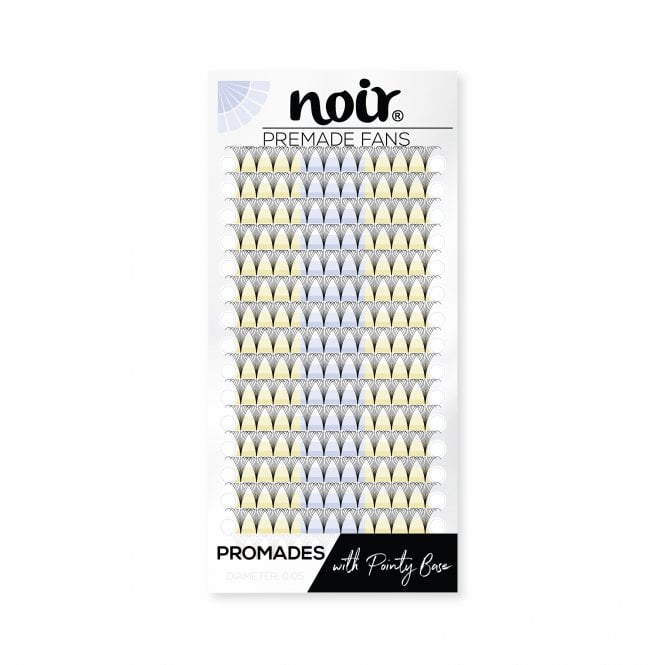 Noir Volume Lashes  0.05 9D Promade Wide Lash Fans Short Stem