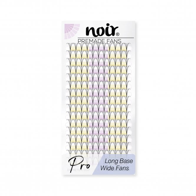 Noir Volume Lashes 0.07 5D Long Stem Premade Lash Fans | Eyelash Extensions | LashArt UK