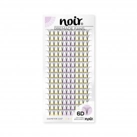 Noir Volume Lashes 0.07 6D Premade Lash Fans Short Stem
