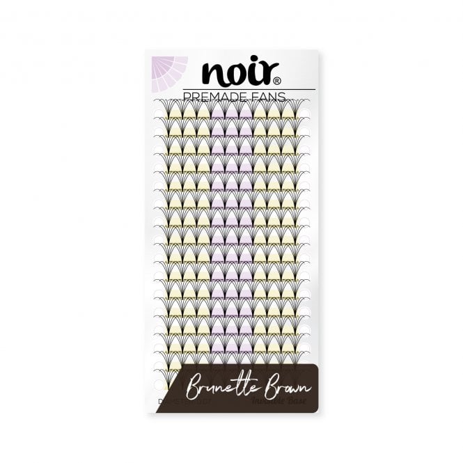 Noir Volume Lashes 0.07 6D Premade Lash Fans UK – Full Volume Brown Lash Extensions