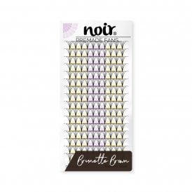 LashArt Noir 6D Premade Fans Brunette Brown 0.07 Volume Lash Extensions Tray