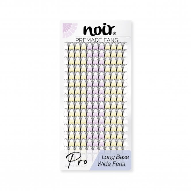 Noir Volume Lashes 0.07 7D Long Stem Premade Lash Fans | Eyelash Extensions | LashArt UK
