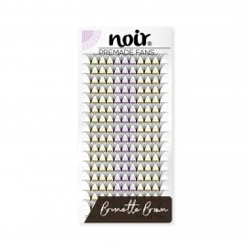 LashArt Noir 7D Premade Fans 0.07 Brunette Brown Volume Lash Extensions Tray