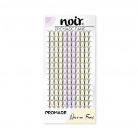 Noir Volume Lashes 0.07 7D Promade Narrow Lash Fans Long Stem