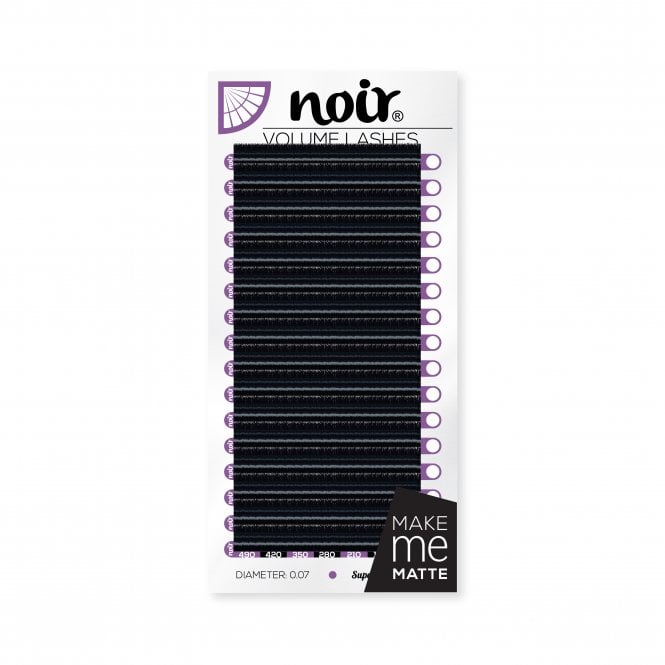 Noir Volume Lashes 0.07 Matte Russian Volume Lash Extensions