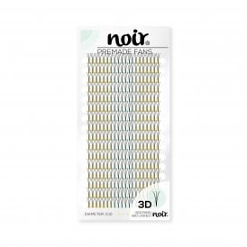 Noir Volume Lashes 0.10 3D Premade Lash Fans Short Stem