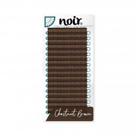 0.10 Chestnut Brown Volume Lash Extensions UK – Soft Natural Matte Lashes for Classic & Volume Sets