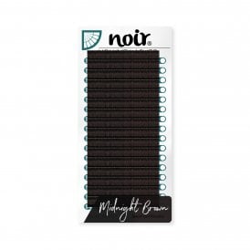 midnight brown volume lash extensions 0.10 soft matte professional lash tray noir