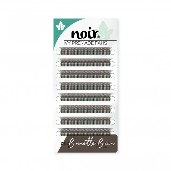 Noir Volume Lashes 6D W Brown Lashes UK – Wide W Lash Extensions | Faster Premade Fan Alternative | Noir Ivy