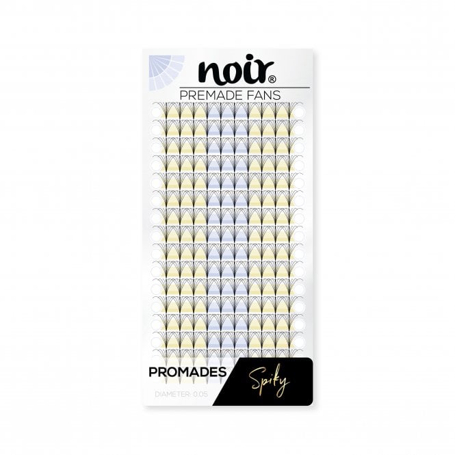Noir Volume Lashes  7D 0.05 Promade Fans Spiky Hybrid Eyelash Extensions
