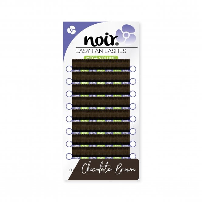 Noir Volume Lashes Brown Easy Fan Lashes 0.05 Mega Volume Lashes - Chocolate