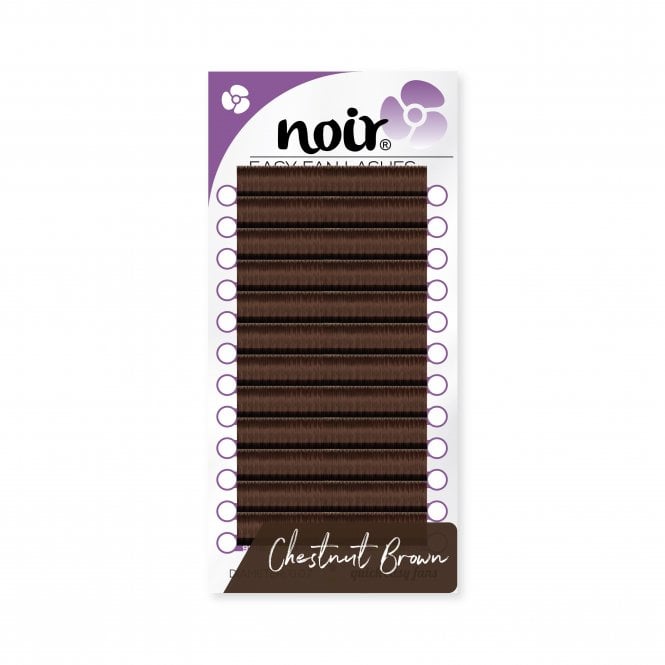 Noir Volume Lashes Brown Easy Fan Lashes 0.07 Russian Volume Lashes - Chestnut