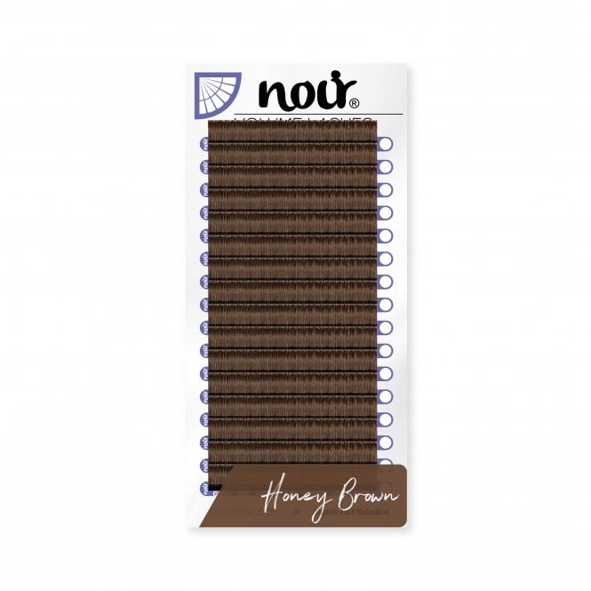 Noir Volume Lashes Brown Mega Volume Lash Extensions 0.05 Faux Mink - Honey