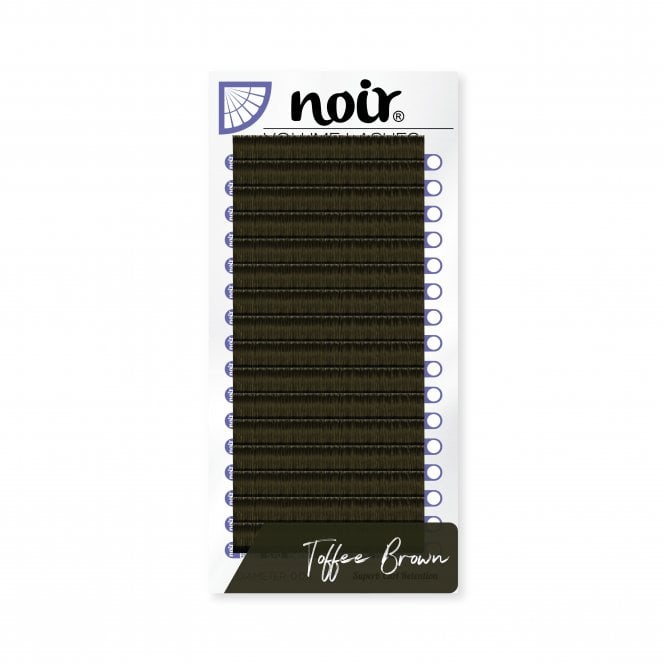 Noir Volume Lashes Brown Mega Volume Lash Extensions 0.05 Faux Mink - Toffee