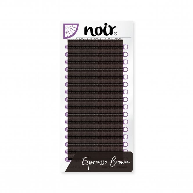 Noir Volume Lashes Brown Russian Lashes 0.07 Faux Mink Eyelash Extensions - Espresso