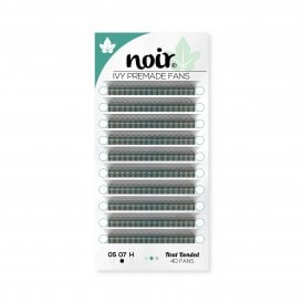 Noir Ivy 4D Premade Lash Fans Long Stem