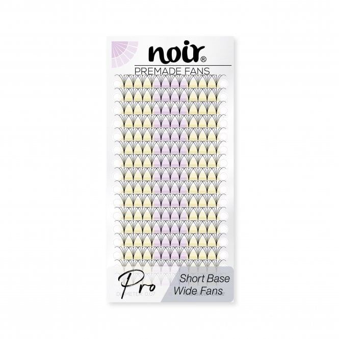 Noir Volume Lashes Pro 0.07 5D Premade Lash Fans Short Stem Wide Fans