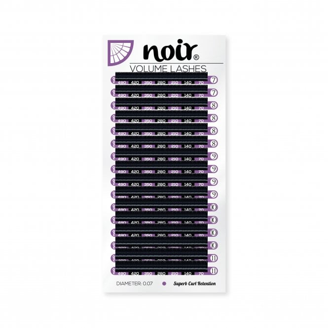 Noir Volume Lashes Russian Volume Lash Extensions Inner Corner Mixed Tray