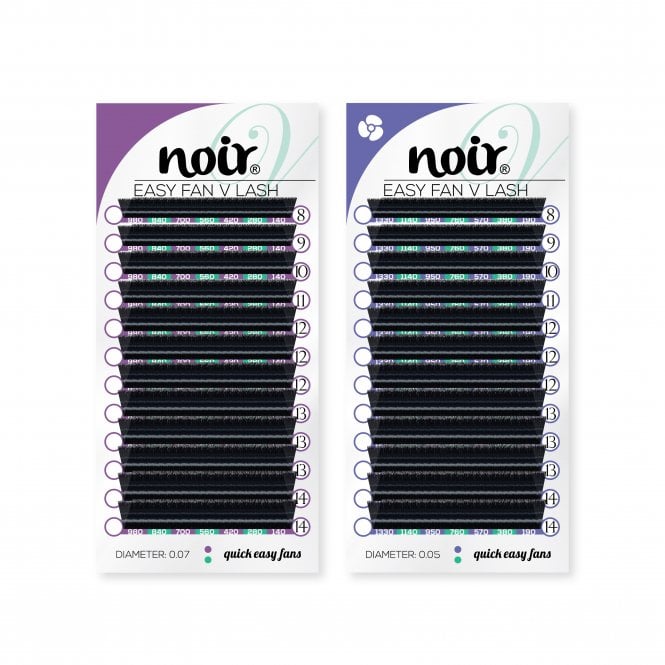Noir Volume Lashes V Shape Easy Fan Lashes 0.05/0.07 Volume Lash Extensions