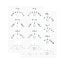 Lash Map Stickers