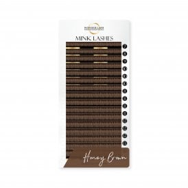Brown Classic Lash Extensions Mix Tray - Honey