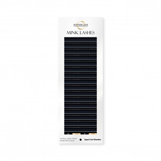 WonderLash  Faux Mink Classic Lash Extensions Single Tray
